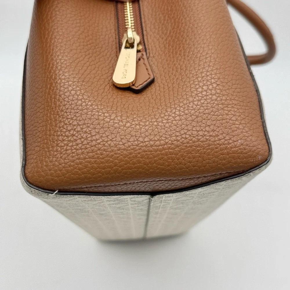 MICHAEL Michael Kors satchel pebbled
